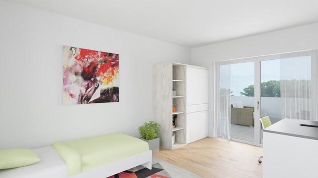 Ansicht Vorderhaus Neubau Köln-Sülz